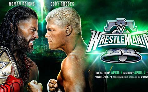 roman reigns vs cody rhodes full match|wrestlemania 40 full show dailymotion.